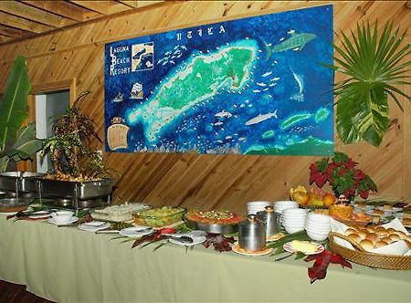 Laguna Beach Resort Utila Restaurang bild
