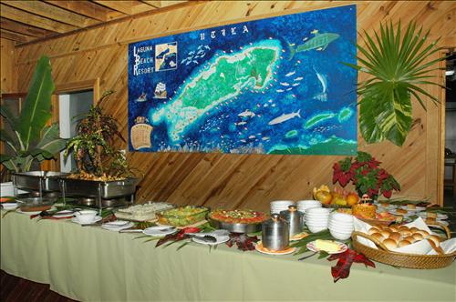 Laguna Beach Resort Utila Restaurang bild